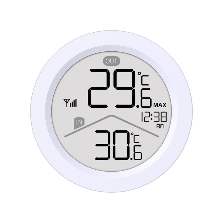 Bezdrôtová meteorologická stanica GreenBlue, vnútorná/vonkajšia teplota, hodiny, voliteľné °C/°F, dosah až 60 m, GB162, 4x AAA batérie