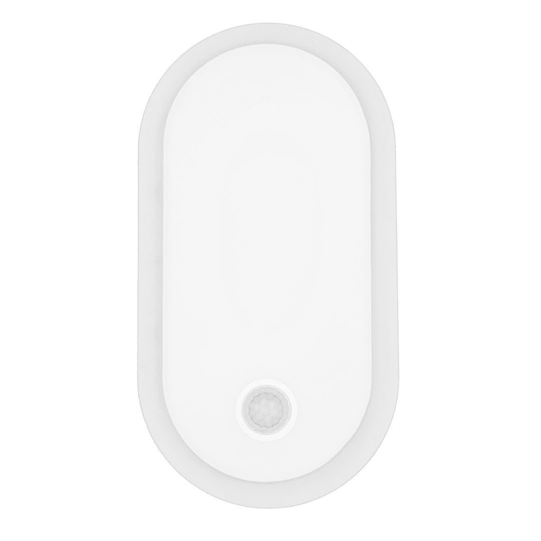 LED svietidlo s pohybovým senzorom Maclean, senzor PIR, biele, 10 W/15/18 W, IP65, možnosť zmeny farby svetla 3000/4000/6000 K, MCE534 W