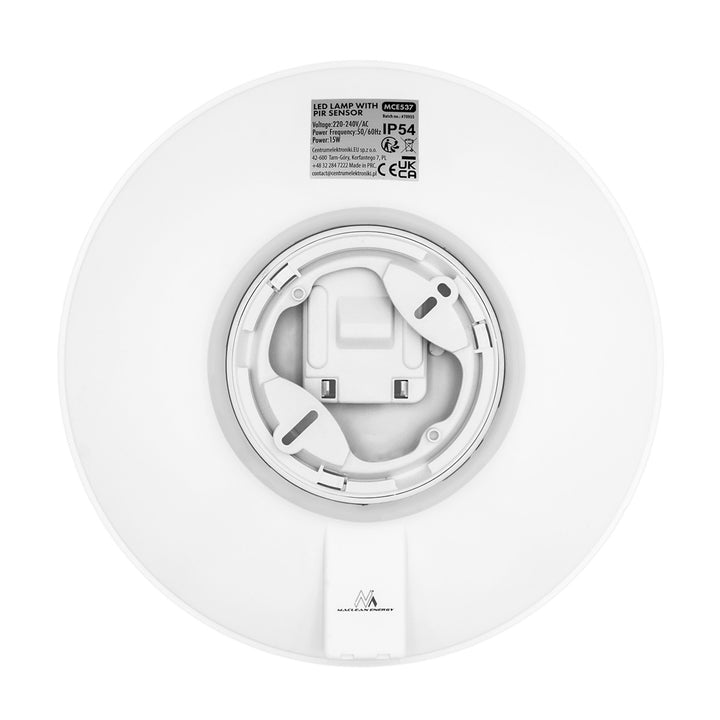 LED svietidlo so senzorom PIR značky Maclean, stropné, 15 W, 1300 lm, IP54, 220–240 V~ 50/60 Hz, MCE537