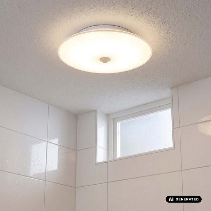 LED svietidlo so senzorom PIR značky Maclean, stropné, 15 W, 1300 lm, IP54, 220–240 V~ 50/60 Hz, MCE537
