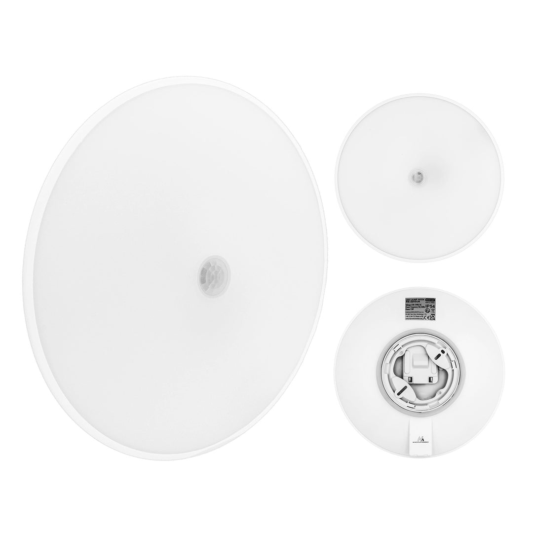 LED svietidlo so senzorom PIR značky Maclean, stropné, 15 W, 1300 lm, IP54, 220–240 V~ 50/60 Hz, MCE537