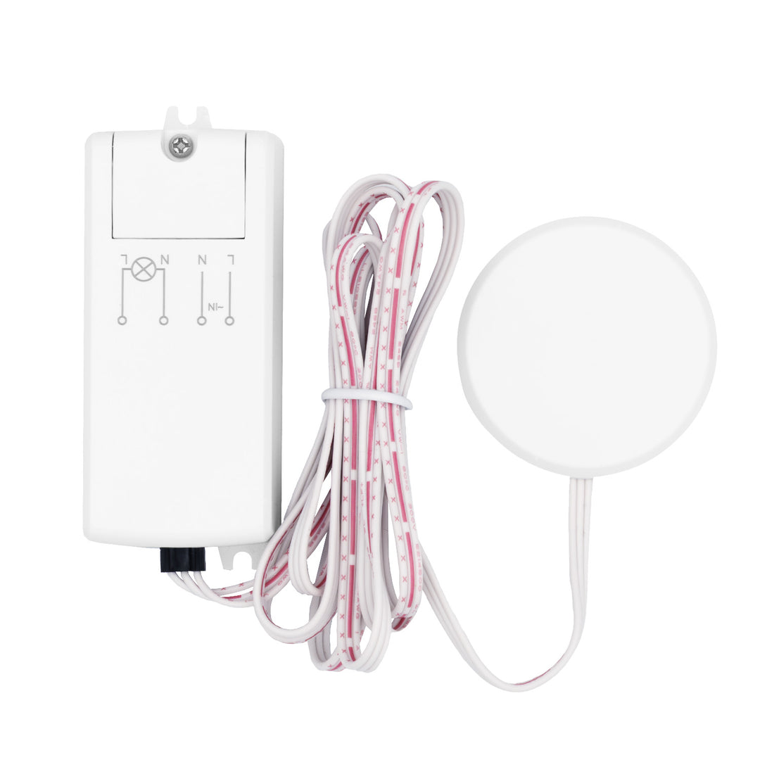 Dotykový vypínač na zapustenie Maclean, <40 mm, 110–240 V striedavého prúdu, max. zaťaženie 600 W pre LED, MCE824