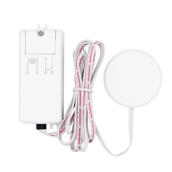 Dotykový vypínač na zapustenie Maclean, <40 mm, 110–240 V striedavého prúdu, max. zaťaženie 600 W pre LED, MCE824