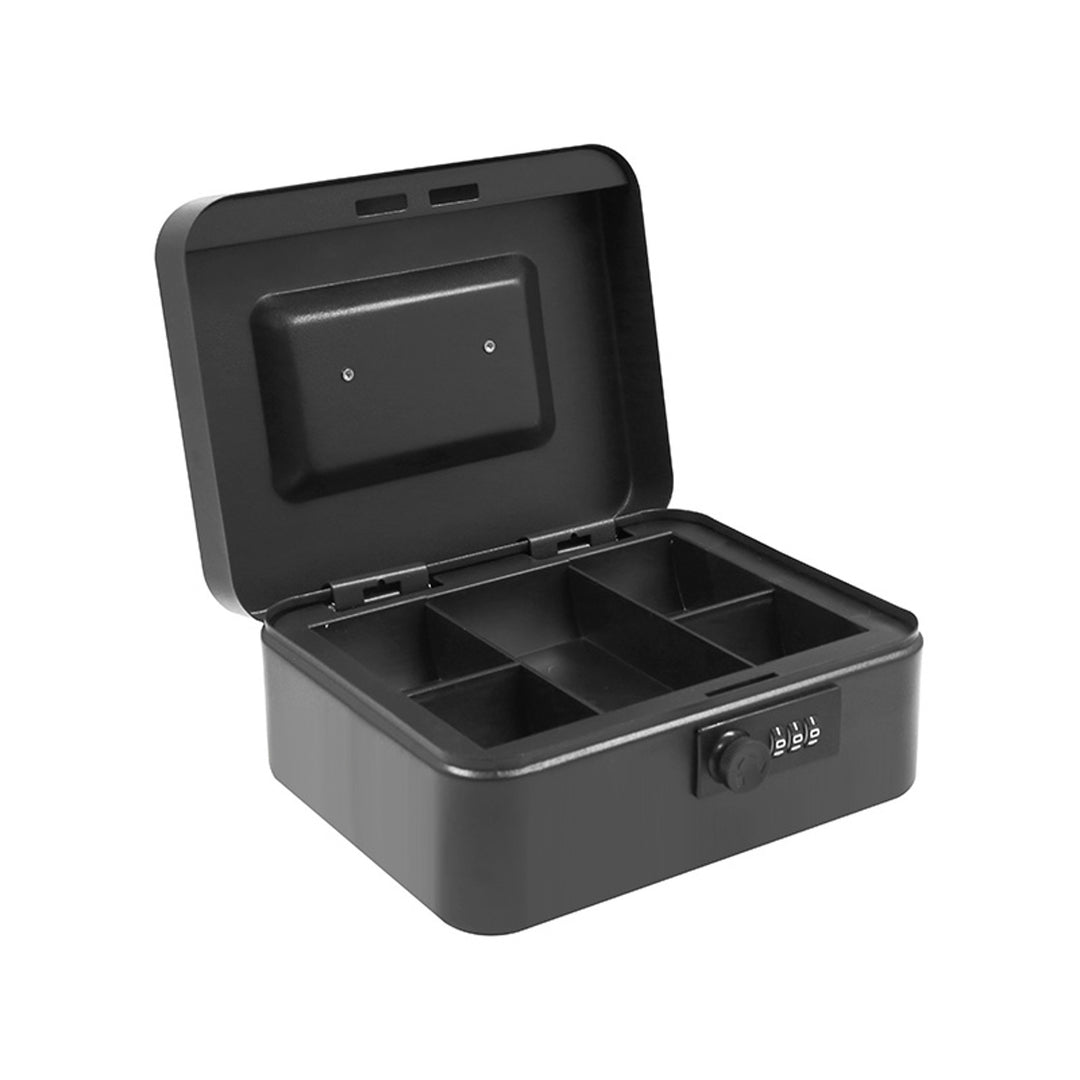 Pokladnička Tracer, držadlo na prenášanie, skrytá priehradka, čierna, Cash Saver