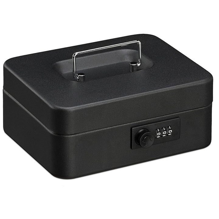 Pokladnička Tracer, držadlo na prenášanie, skrytá priehradka, čierna, Cash Saver