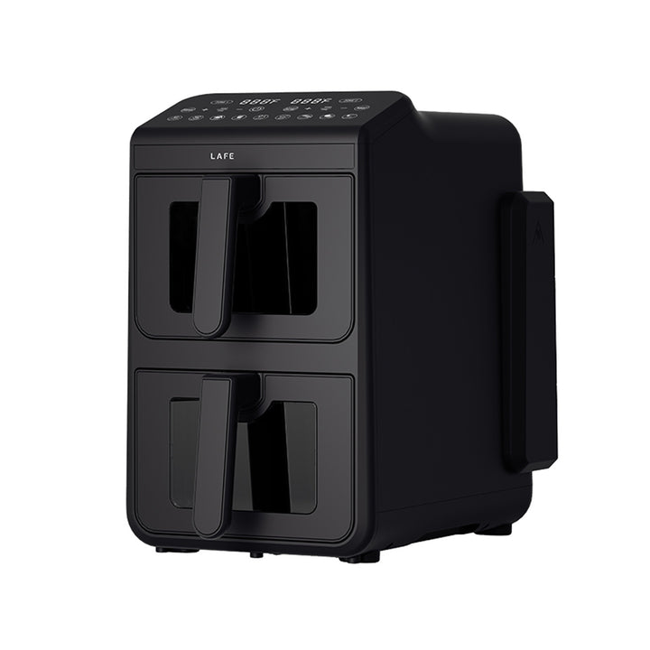 Fritéza bez oleja LAFE, fritéza na horúci vzduch, 2 priehradky, 5 l, výkon 2460 W, LCD displej, Dual Fry