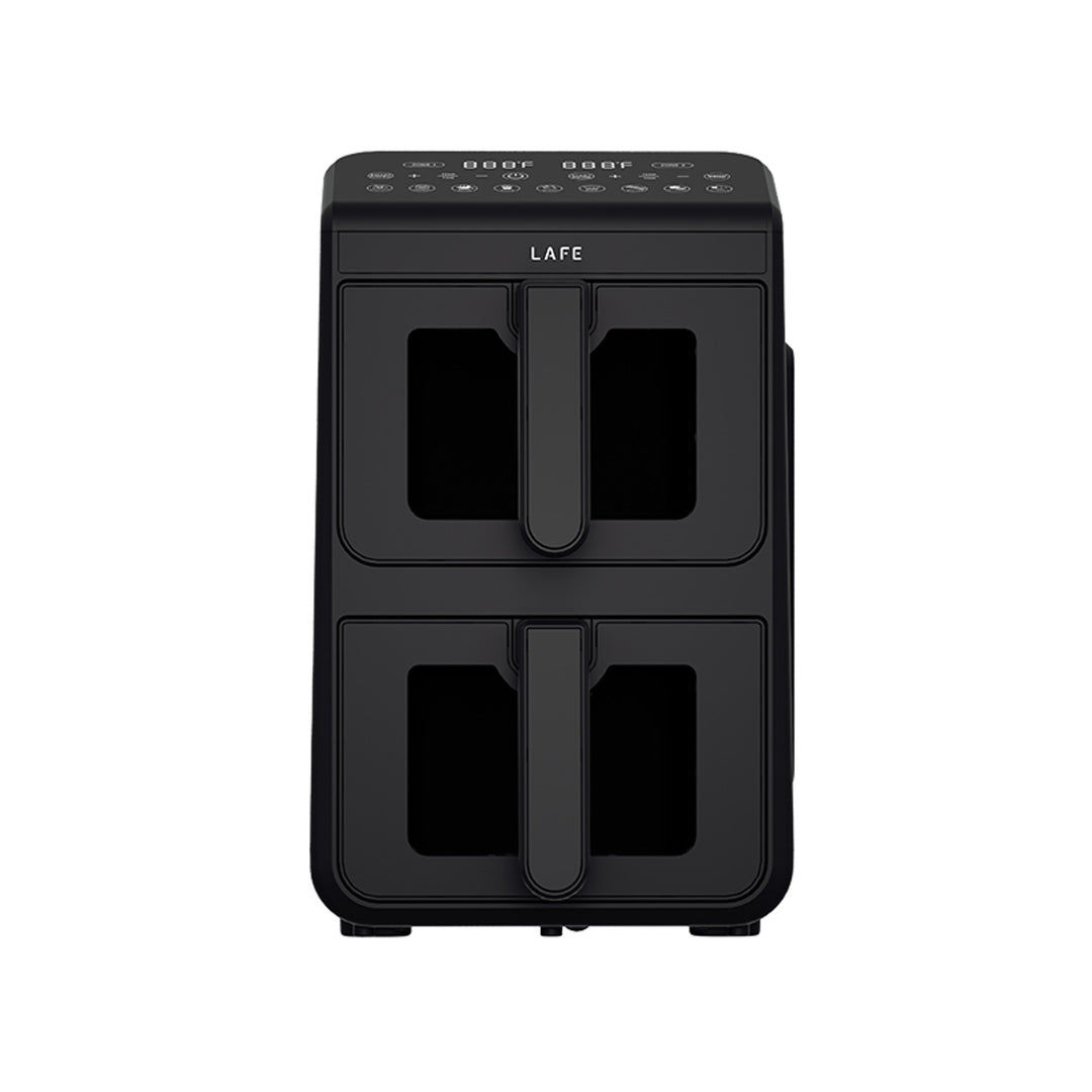 Fritéza bez oleja LAFE, fritéza na horúci vzduch, 2 priehradky, 5 l, výkon 2460 W, LCD displej, Dual Fry