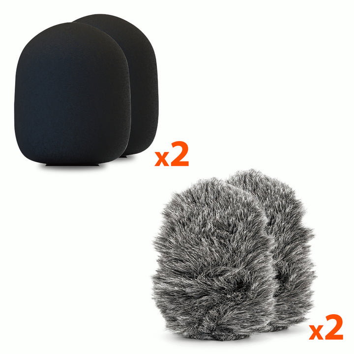 MICRO-MIC DUO – 2x bezdrôtový klopový mikrofón (sada), s klipom, iOS a Android (OTG), mini, supercitlivý. USB-C a LIGHTNING, Mediatech