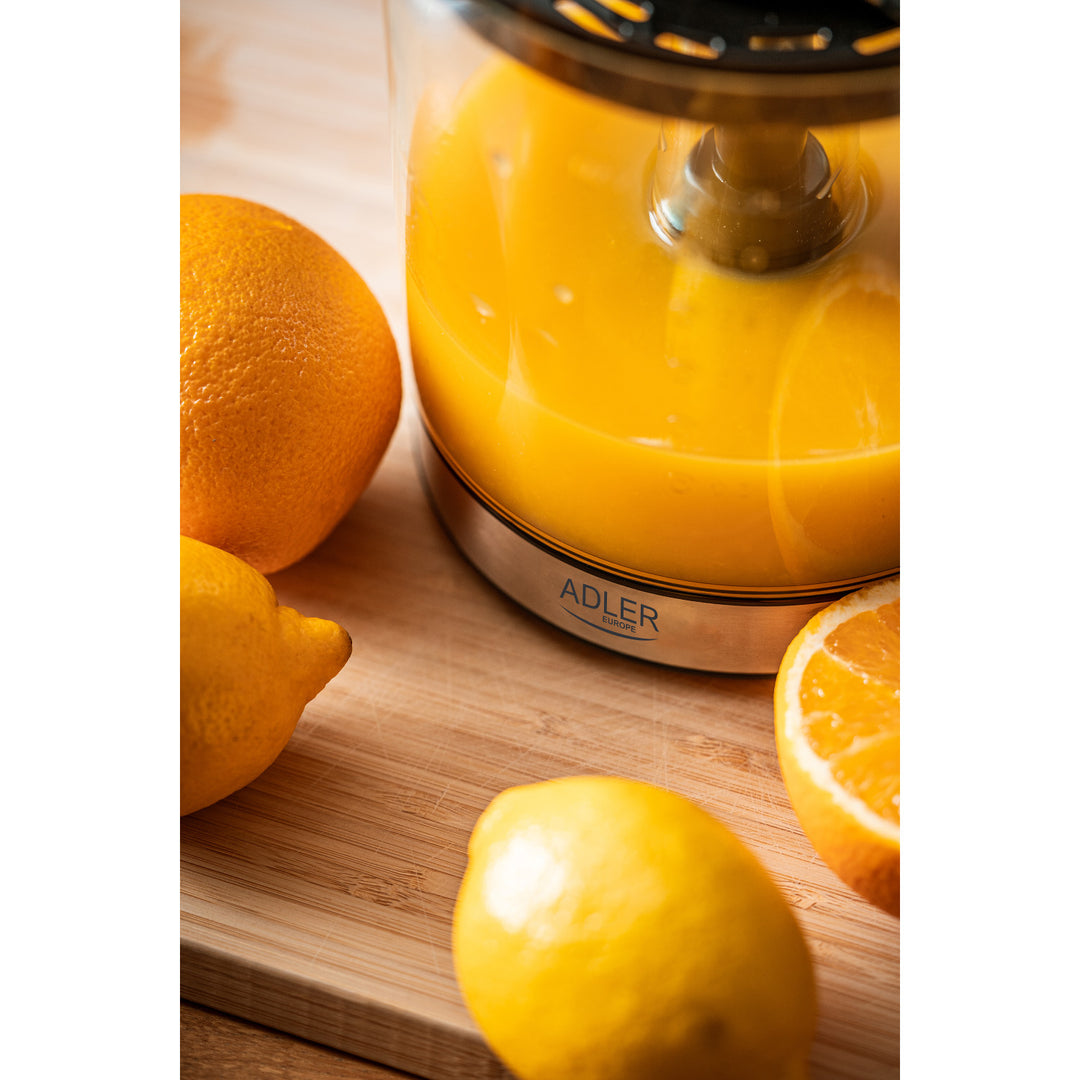 Odšťavovač citrusov Adler, objem 1,2 l, maximálny výkon 60 W, čierny, AD 4012