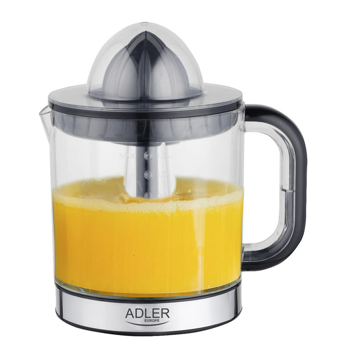 Odšťavovač citrusov Adler, objem 1,2 l, maximálny výkon 60 W, čierny, AD 4012