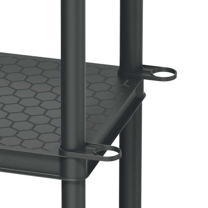 Stackaro Solid 75 Kistenberg regálová jednotka, max. celkové zaťaženie 220 kg, 5 políc, montáž na stenu, KSS75L5HD-S411