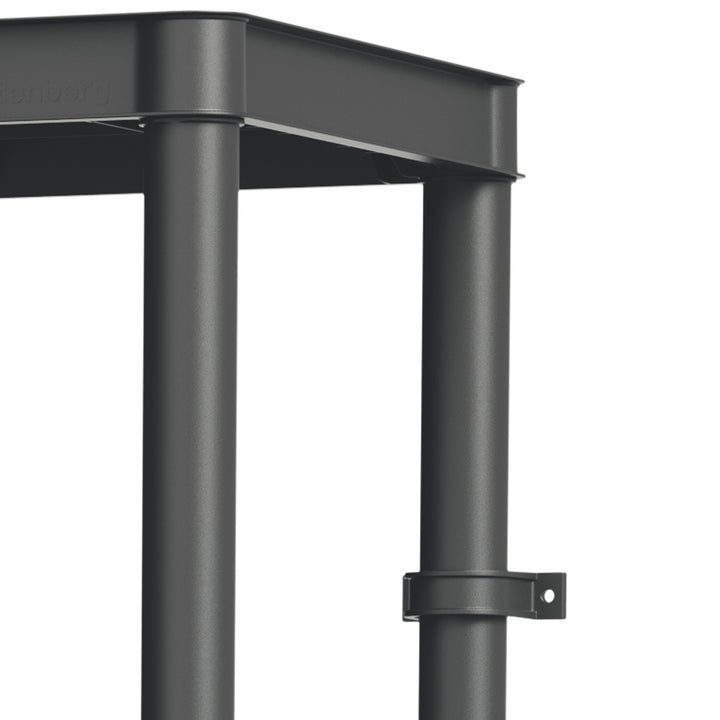 Stackaro Solid 75 Kistenberg regálová jednotka, max. celkové zaťaženie 220 kg, 5 políc, montáž na stenu, KSS75L5HD-S411