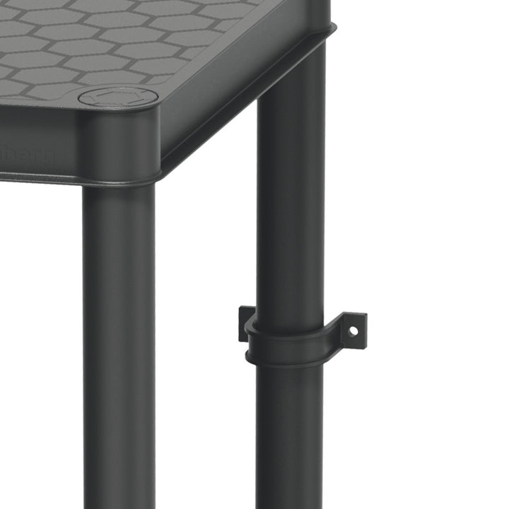 Stackaro Solid 75 Kistenberg regálová jednotka, max. celkové zaťaženie 220 kg, 5 políc, montáž na stenu, KSS75L5HD-S411