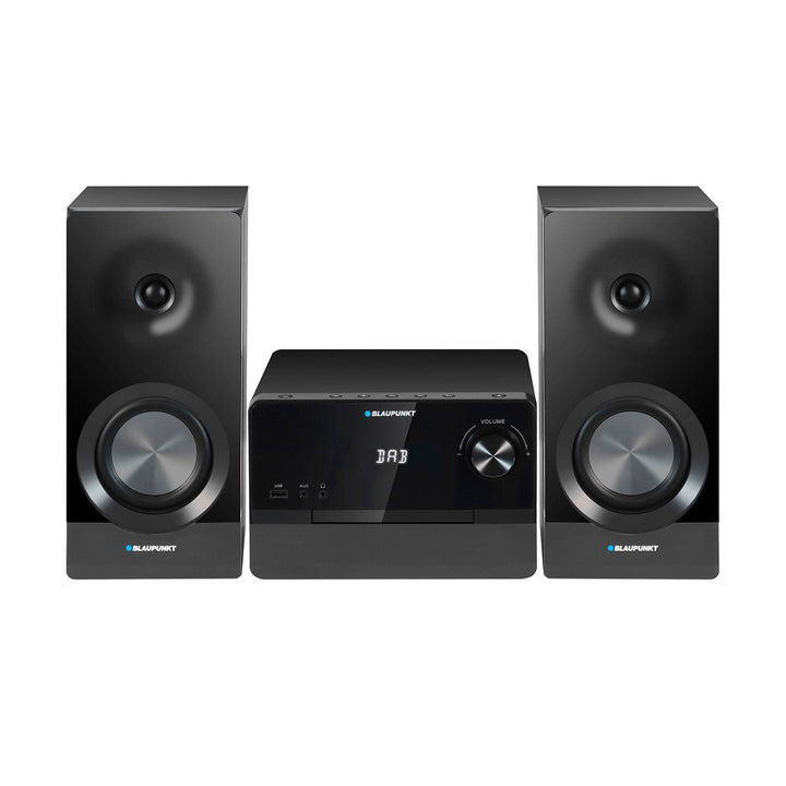 Mikrosystém Blaupunkt, výkon 100 W RMS, tuner DAB+, LED displej, FM rádio, teleskopická anténa v balení, konektor HDMI ARC, CD/MP3/USB/BT, hodiny s funkciou budíka, MS49DAB