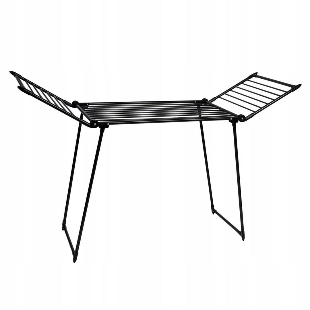 Sušička bielizne Promis, hrubé a odolné rúrky, dve skladacie krídla, vonkajšie a vnútorné, veľký rozstup tyčí, SU120