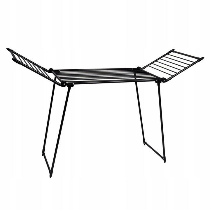 Sušička bielizne Promis, hrubé a odolné rúrky, dve skladacie krídla, vonkajšie a vnútorné, veľký rozstup tyčí, SU120