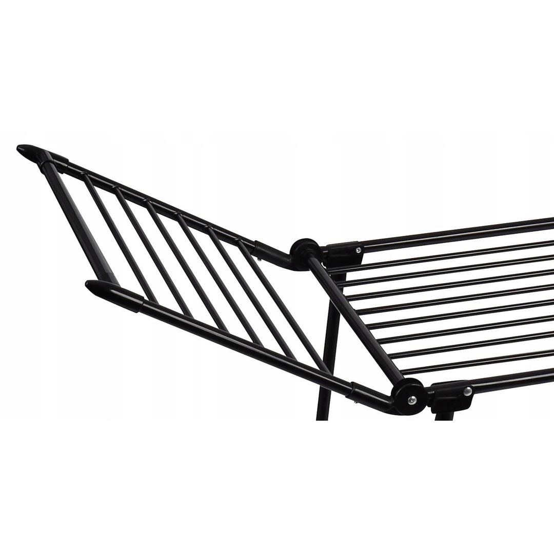 Sušička bielizne Promis, hrubé a odolné rúrky, dve skladacie krídla, vonkajšie a vnútorné, veľký rozstup tyčí, SU120