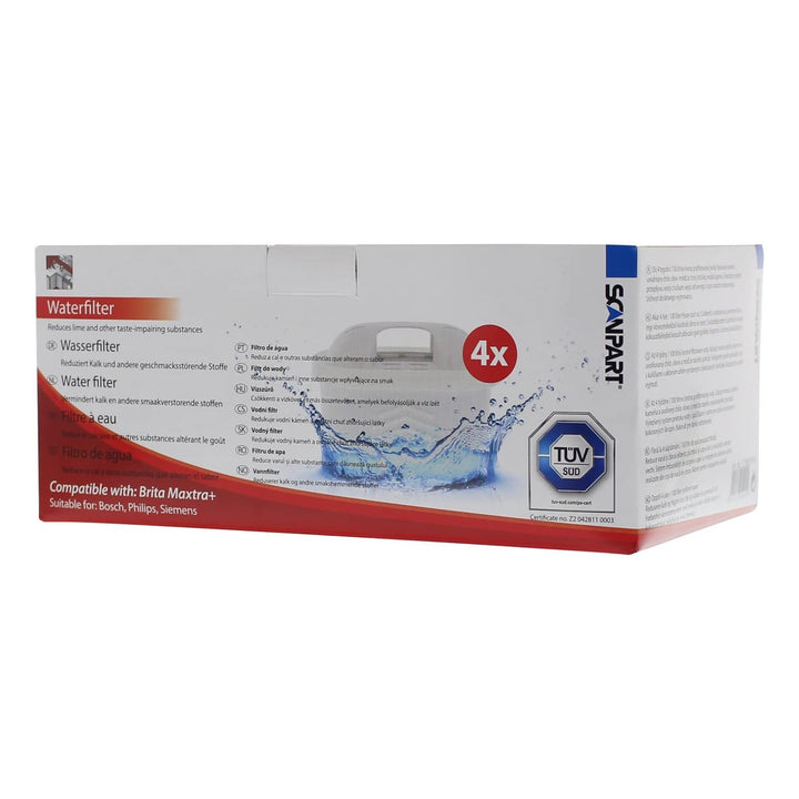 Vodný filter Scanpart kompatibilný s Brita Maxtra Plus, Dafi Unimax, 4 kusy