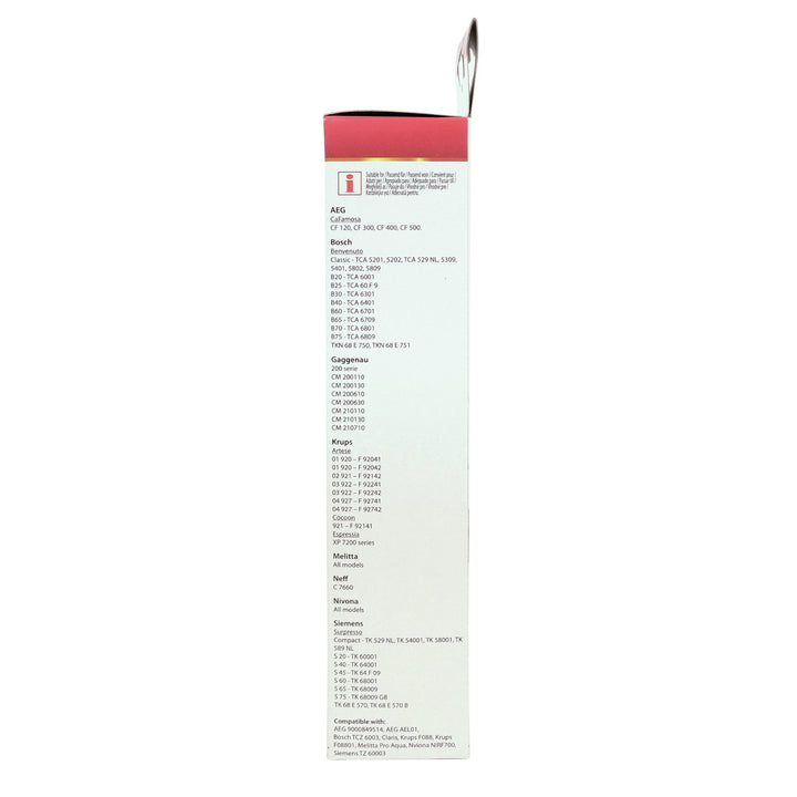 Vodný filter pre espresso stroje AEG, BSH, Krups, Melitta, Nivona Scanpart so skrutkovacím uzáverom