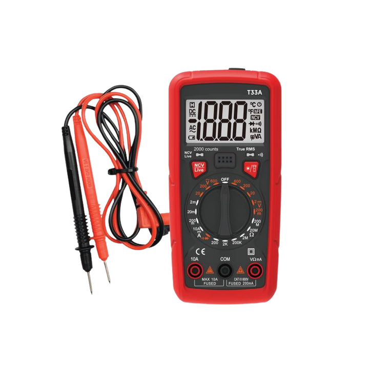 Univerzálny merač LTC, funkcia baterky, funkcia testovania diód, AC/DC 0–600 V, magnetický držiak, LXT33A