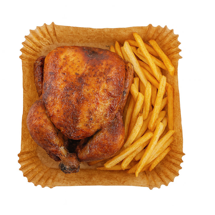 Papierové vložky do fritézy Adler, 16 cm, do 240 °C, biologicky rozložiteľné, 200 kusov, AD 6731