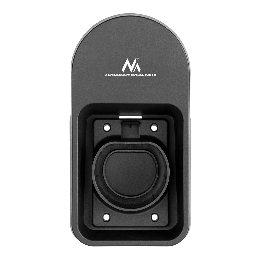 Nástenný držiak na kábel a konektor k nabíjačke pre elektromobily Maclean, univerzálny, typ 2, max. zaťaženie 10 kg, MC-901