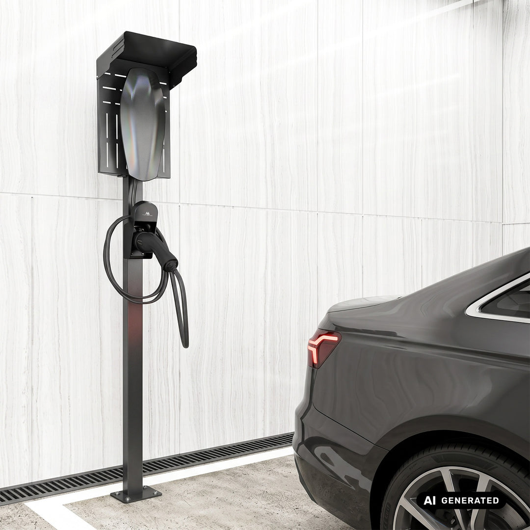 Nástenný držiak na kábel a konektor k nabíjačke pre elektromobily Maclean, univerzálny, typ 2, max. zaťaženie 10 kg, MC-901