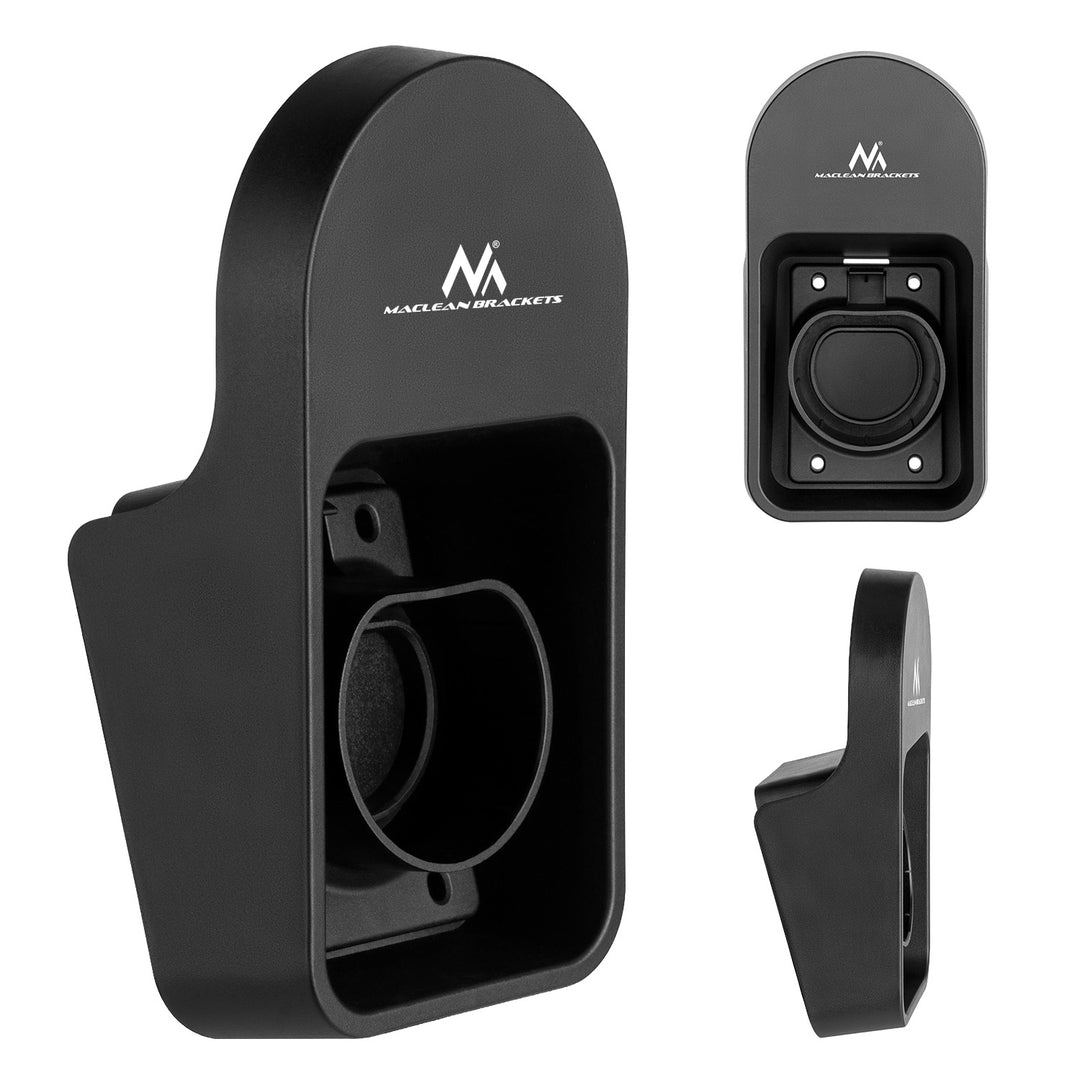 Nástenný držiak na kábel a konektor k nabíjačke pre elektromobily Maclean, univerzálny, typ 2, max. zaťaženie 10 kg, MC-901