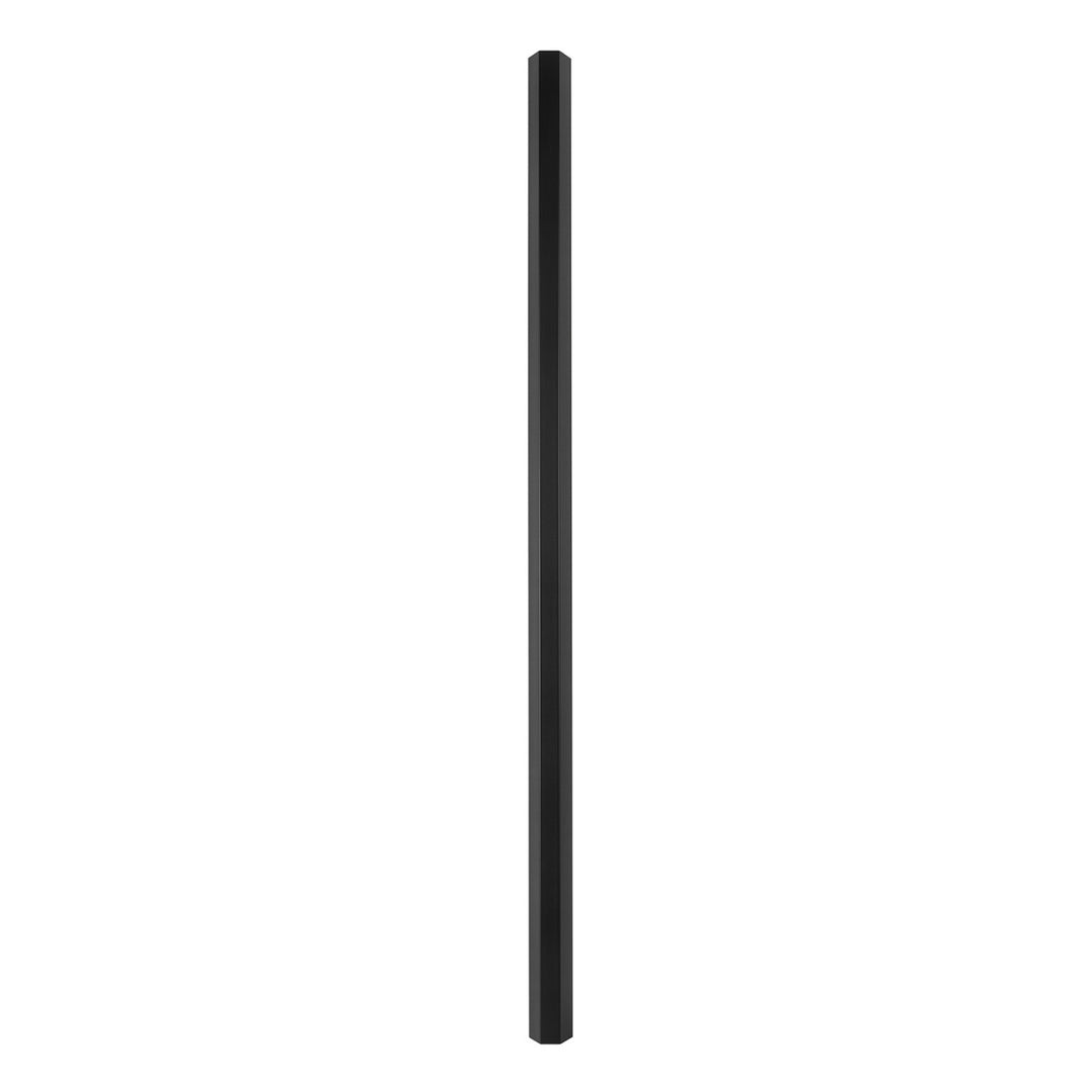 Hliníkový krycí profil na káble Maclean, 33 × 18 × 750 mm, čierny, MCTV-897 B