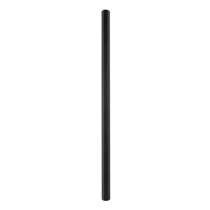 Hliníkový krycí profil na káble Maclean, 33 × 18 × 750 mm, čierny, MCTV-897 B