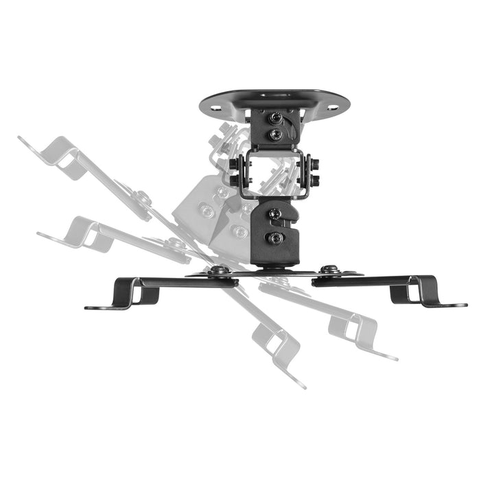 Stropný držiak / záves na projektor Maclean, 54–320 mm, do 13,5 kg, otočný o 360 stupňov MC-200 B