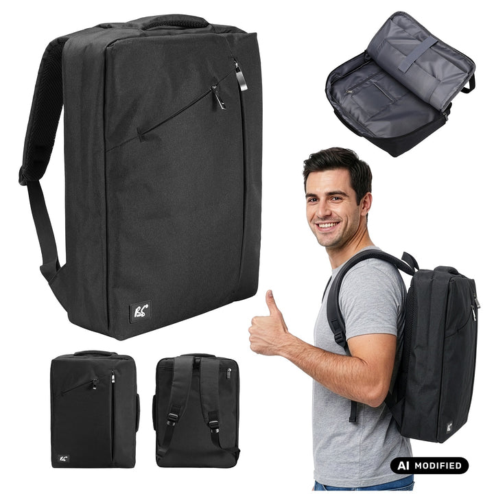 Batoh na notebook NanoRS, 15,6", čierny, 43x30x10, vodoodolný RS203 B