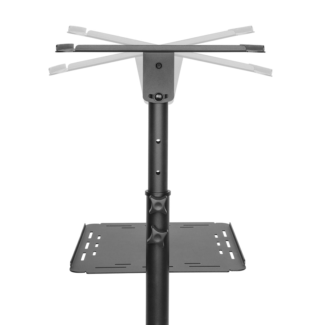 Pohyblivý stolík na projektor/notebook Maclean, nastaviteľný, oceľový, max. 10 kg, MC-207