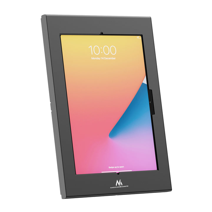 Reklamný držiak na tablet Maclean, s aretáciou, 12,4" – 13", iPad Air/Pro, Samsung Tab S10+/S9+/S8+/S7+, 257 × 350 × 22 mm, MC-950 B