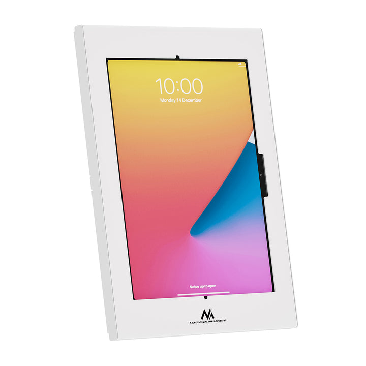 Reklamný držiak na tablet Maclean, s aretáciou, 12,4"–13", iPad Air/Pro, Samsung Tab S10+/S9+/S8+/S7+, 257 × 350 × 22 mm, MC-950 W