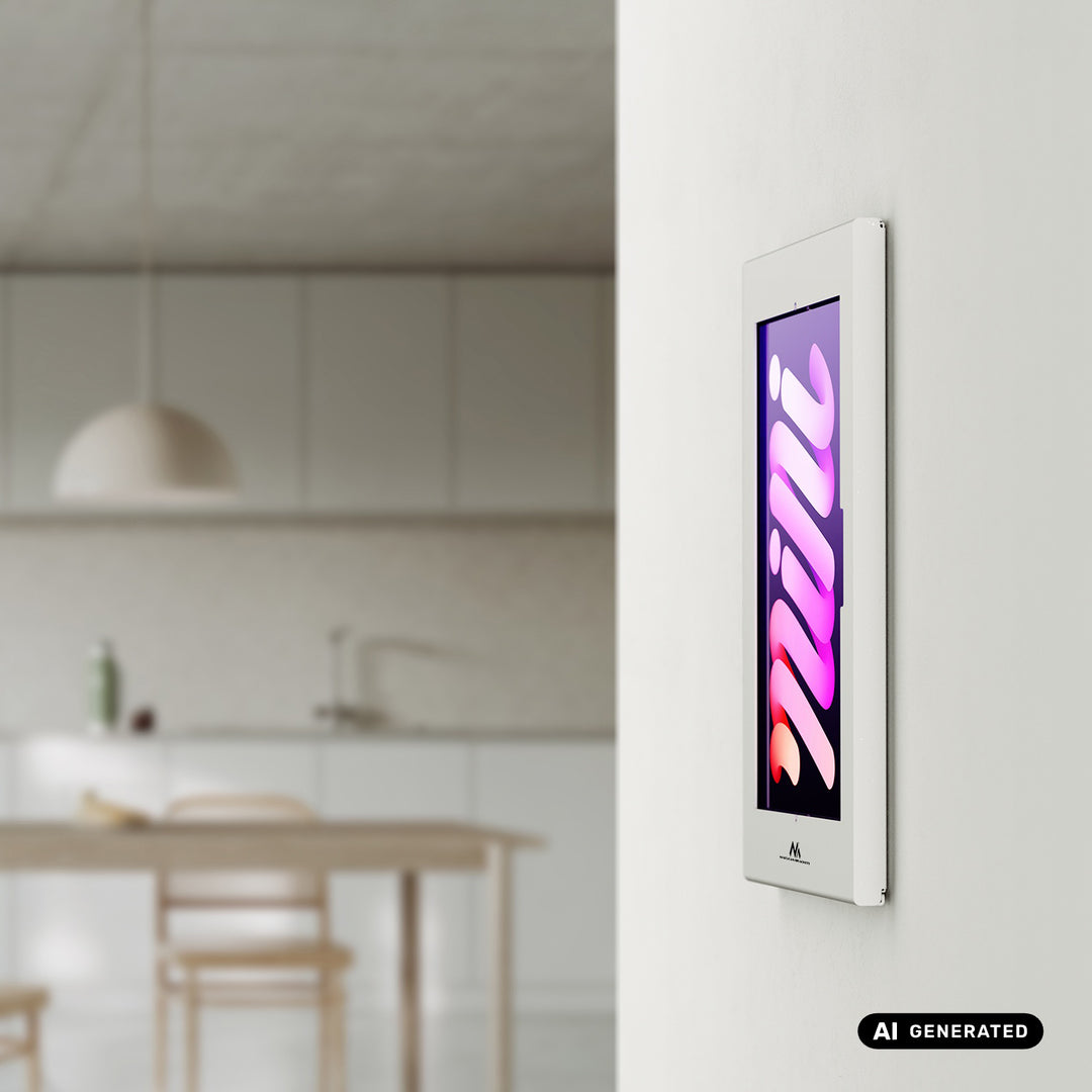 Reklamný držiak na tablet Maclean, s aretáciou, 12,4"–13", iPad Air/Pro, Samsung Tab S10+/S9+/S8+/S7+, 257 × 350 × 22 mm, MC-950 W