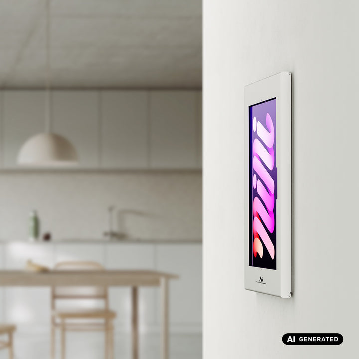 Reklamný držiak na tablet Maclean, s aretáciou, 12,4"–13", iPad Air/Pro, Samsung Tab S10+/S9+/S8+/S7+, 257 × 350 × 22 mm, MC-950 W