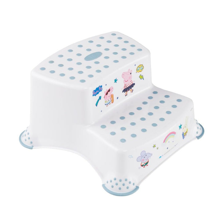 Keeeper protiskluzový schodík, dva schody, max. 120 kg, ľahko čistiteľný, Peppa Pig