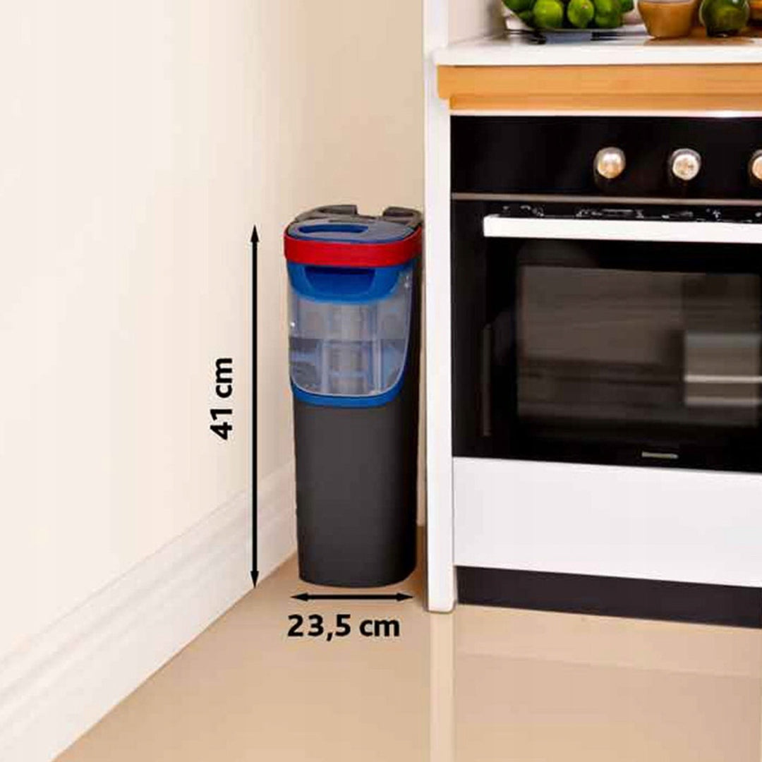 Vileda H2prO plochý mop, 100 % oddelenie čistej a špinavej vody, dve nádrže, 2 mikrovláknové podložky, 360° koncovka, 175774