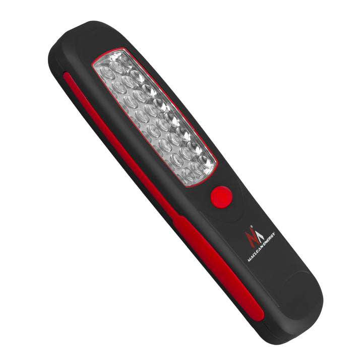 Maclean 24 LED dielenská lampa, magnet, háčik, MCE03 2 kusy + 6x batérie Varta Industrial LR6/AA R-06