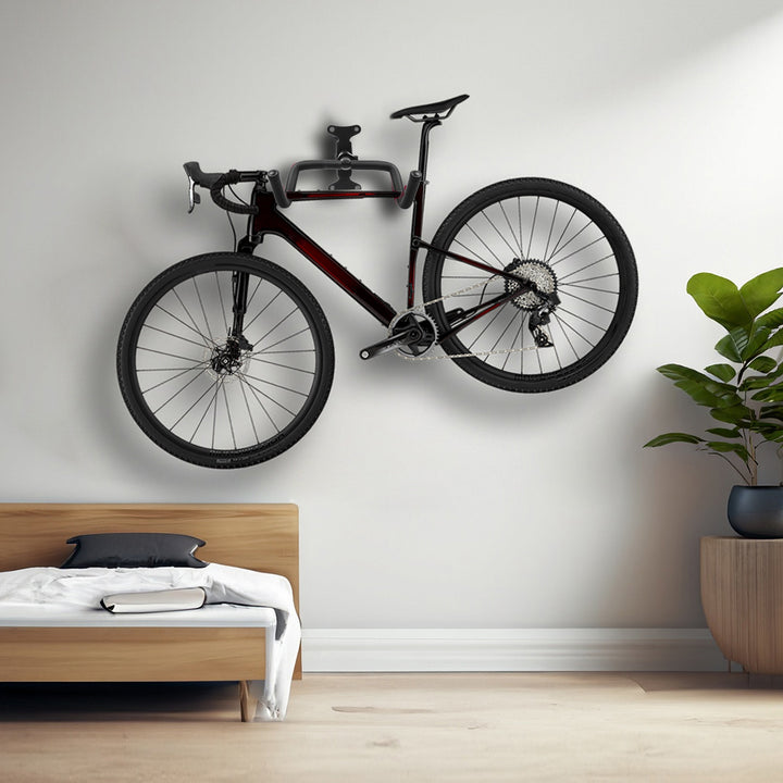 Držiak na bicykel/nástenný vešiak Maclean, horizontálny, oceľ, max. zaťaženie 30 kg, MC-431, 3 kusy