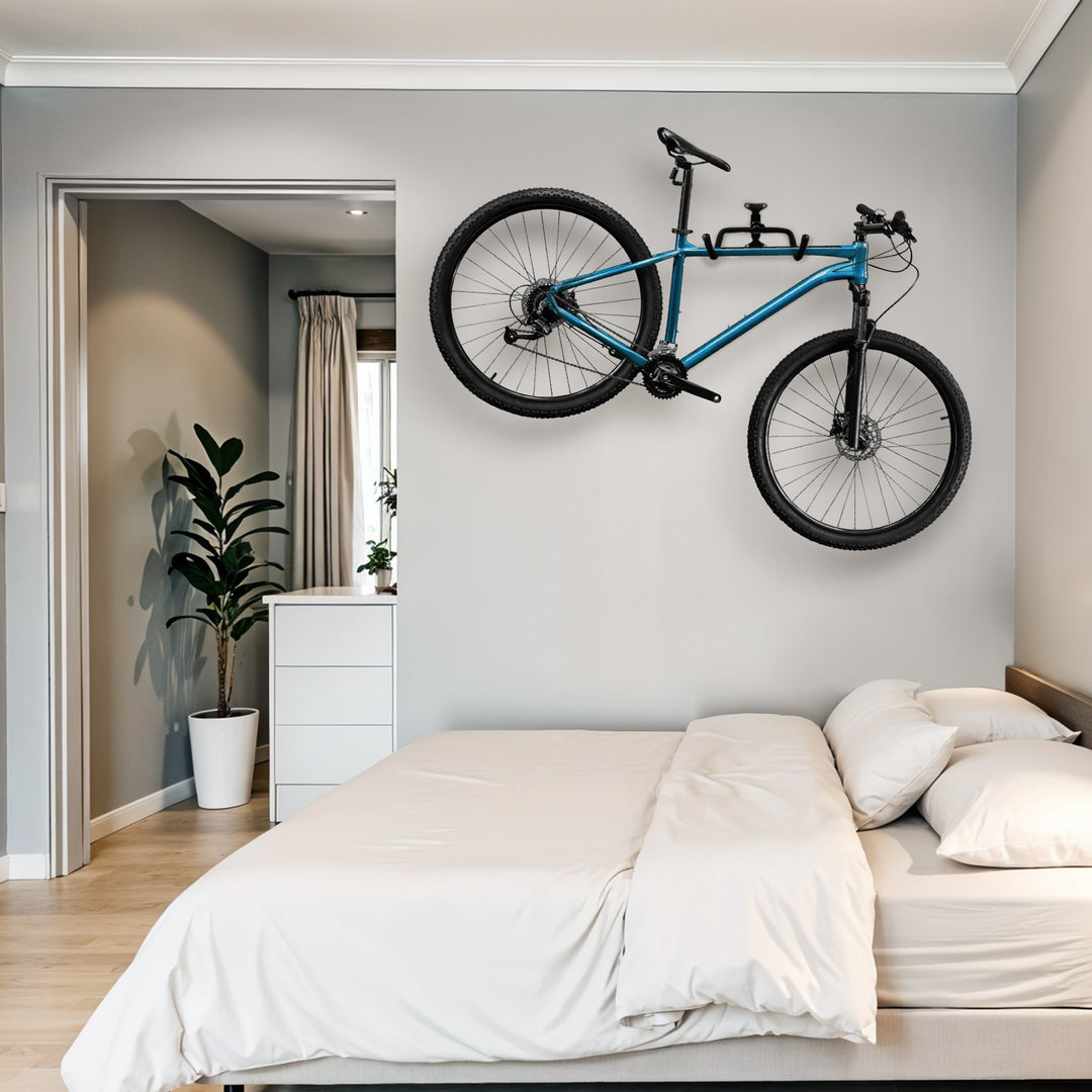 Držiak na bicykel/nástenný vešiak Maclean, horizontálny, oceľ, max. zaťaženie 30 kg, MC-431, 3 kusy
