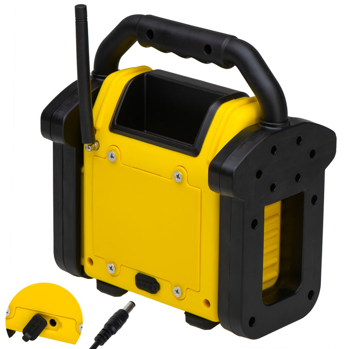 Stavebné rádio Adler, Bluetooth 5.1, IPX 54, výkon 10 W, AD 1911