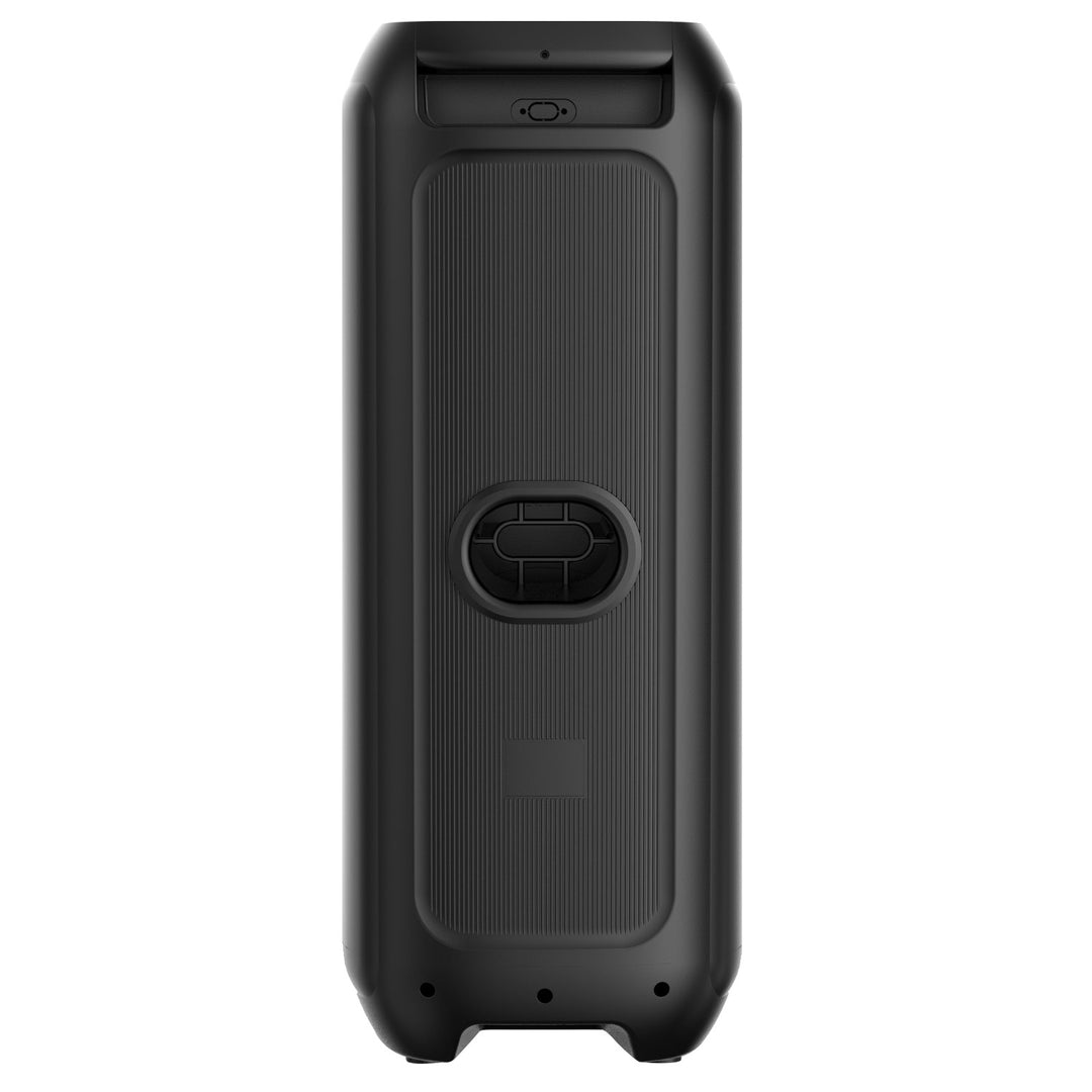 Veľký Bluetooth reproduktor, 120 W RMS/1400 W PMPO, dva 8" reproduktory, ekvalizér, karaoke funkcia, MP3/microSD karty, USB, AUX, BT 5.3+EDR, displej, LED, vstavaná batéria, diaľkové ovládanie, MT3185