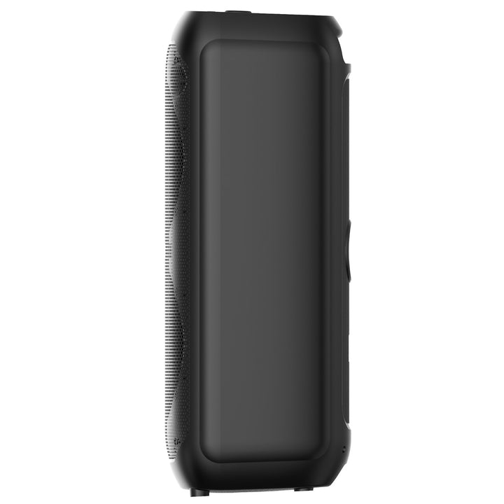Veľký Bluetooth reproduktor, 120 W RMS/1400 W PMPO, dva 8" reproduktory, ekvalizér, karaoke funkcia, MP3/microSD karty, USB, AUX, BT 5.3+EDR, displej, LED, vstavaná batéria, diaľkové ovládanie, MT3185