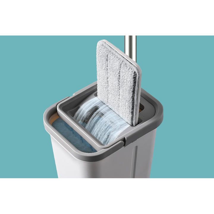 Teesa mop na čistenie podláh, vedro s dvoma priehradkami, objem 5,7 l, New Clean R13, Teesa