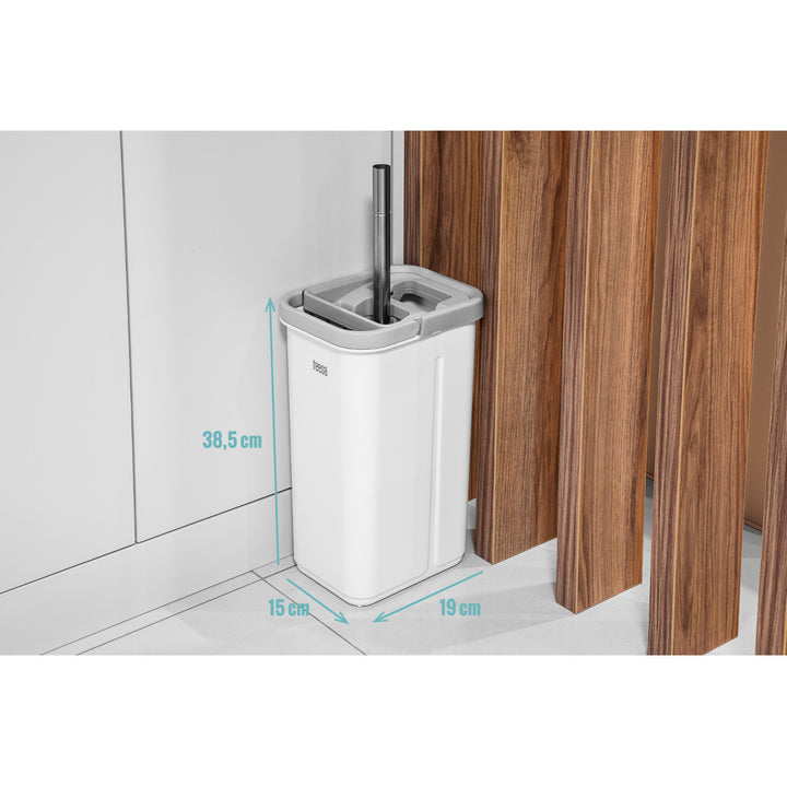 Teesa mop na čistenie podláh, vedro s dvoma priehradkami, objem 5,7 l, New Clean R13, Teesa