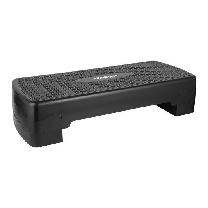Rebel Active aerobik a fitness step, 3 schody, 68 cm, čierny, RBA-3227-BK