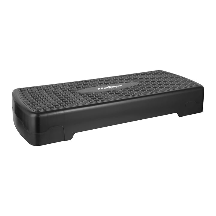 Rebel Active aerobik a fitness step, 3 schody, 68 cm, čierny, RBA-3227-BK
