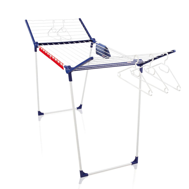 Leifheit Pegasus 200 Solid Comfort sušiak na bielizeň, dĺžka šnúry 20 m, protišmykové nožičky, odolný voči poveternostným vplyvom, 2 kolíky na bielizeň, 81516
